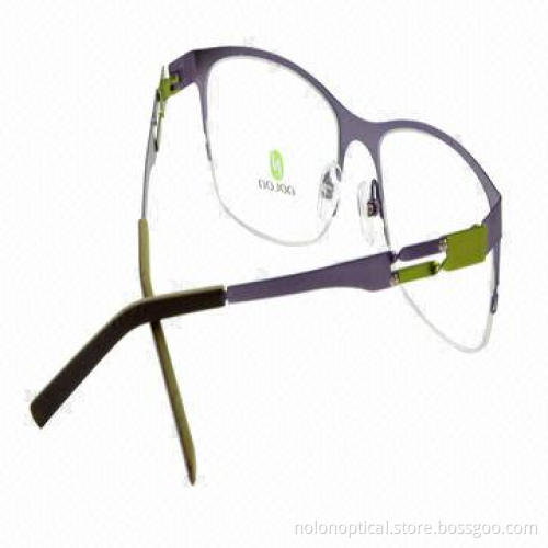 The Latest Half-rim Stainless Steel Optical Eyeglass Frame